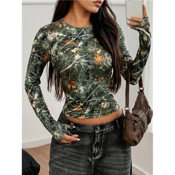 Printed Long Sleeve T-Shirt - Picture 2 of 3